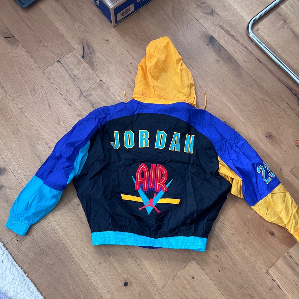 vintage 1990s Nike Air Jordan windbreaker jacket XL - Picture 2 of 5